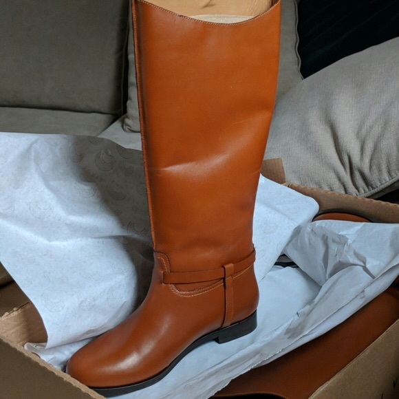 Leather Knee High Equestrian Riding Boots - Picture 5 of 5